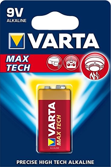 9V Batterie VARTA 6LR61 9V-Block 4722 Max Tech 1er Pack
