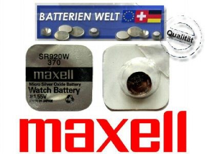 SR920W Maxell Uhrenbatterie