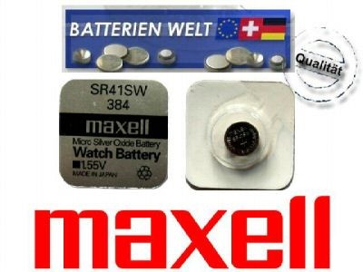SR41SW Maxell Uhrenbatterie