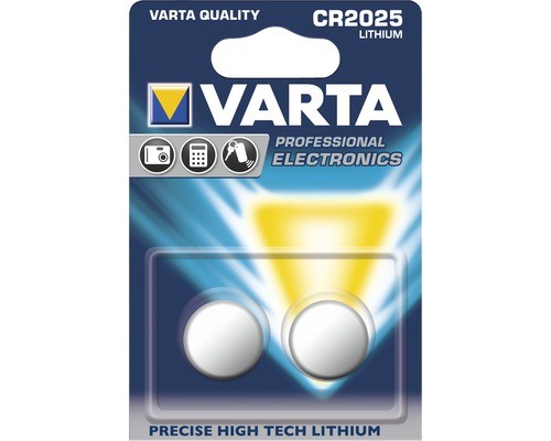 CR2025 VARTA Knopfzelle Lithium 2er Pack