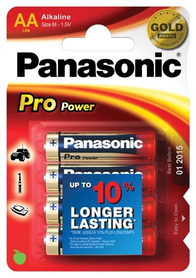AA Batterien PANASONIC LR06 Mignon Pro Power 4er Pack