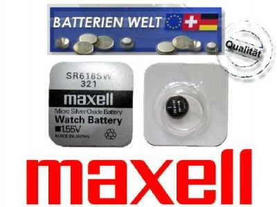 SR616SW Maxell Uhrenbatterie