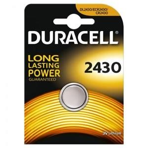 CR2430 DURACELL Knopfzelle Lithium 1er Pack