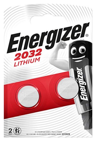 CR2032 ENERGIZER Knopfzelle Lithium 2er Pack