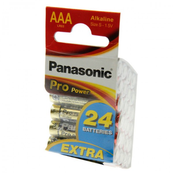AAA Batterien PANASONIC LR03 Micro Pro Power 24er Pack