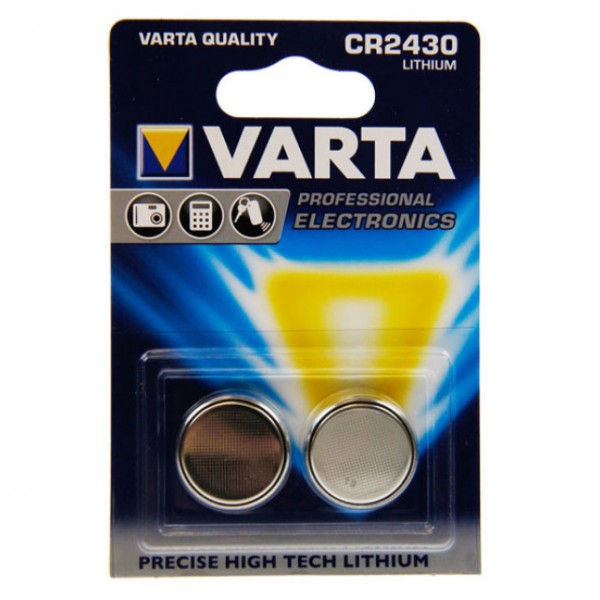 CR2430 VARTA Knopfzelle Lithium 2er Pack
