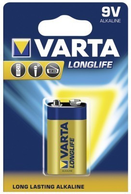 9V Batterie VARTA 6LR61 9V-Block Longlife Extra 4122 1er Pack
