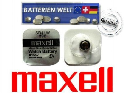 SR41W Maxell Uhrenbatterie