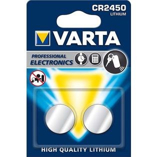 CR2450 VARTA Knopfzelle Lithium 2er Pack